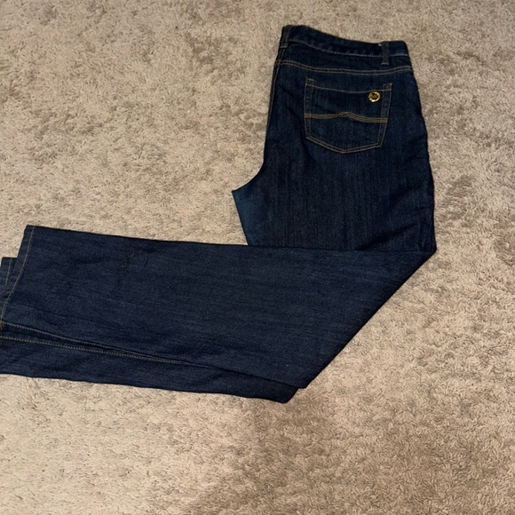 Michael Kors dark denim straight leg jeans - Picture 10 of 11